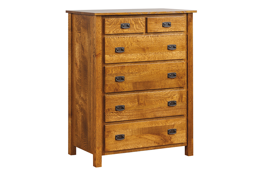 dutch country mission chest of drawers